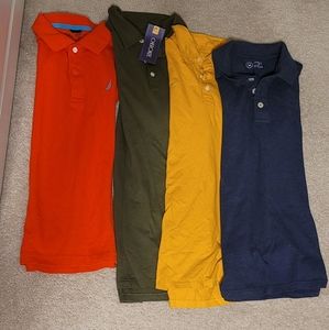 4 boys short sleeve henleys